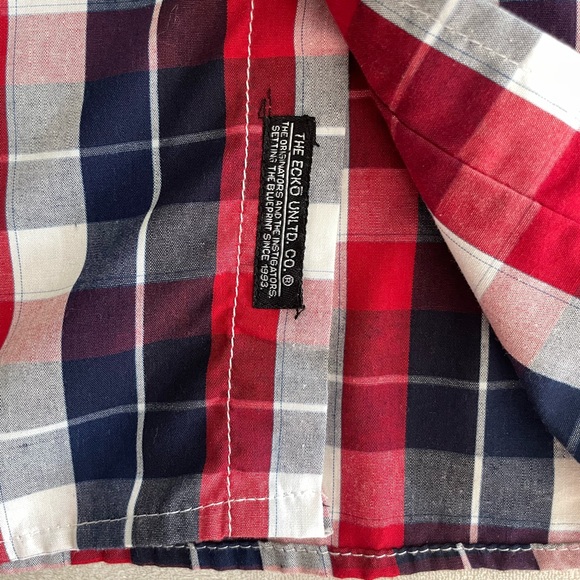Ecko Unltd Casual Button Down Plaid for men - Picture 5 of 6
